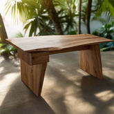 Live Edge White Oak Desk